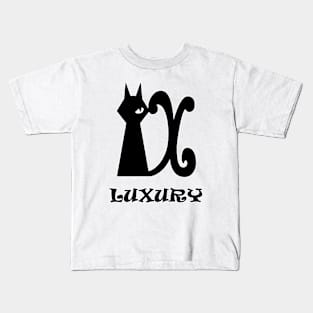 Luxury cat Kids T-Shirt